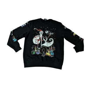 Hot Topic Nightmare Before Christmas Crewneck Womens Size Large
